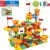 Import Marble Race Run Block Compatible LegoINGlys Duploed Building Blocks Funnel Slide Blocks DIY Bricks Toys For Children from China