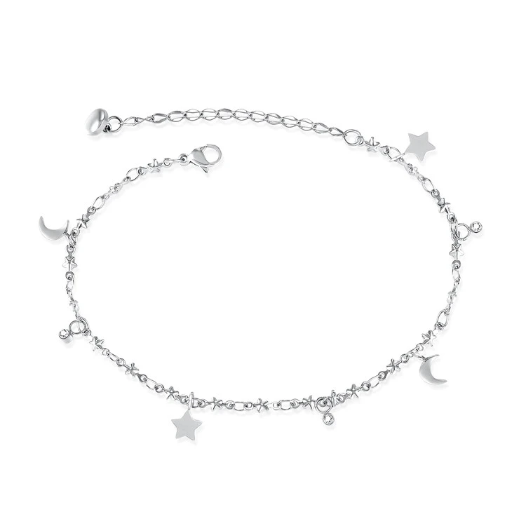Marlary New Charm Design Foot Jewelry Silver Anklets For Babies, Silver Anklets Designs