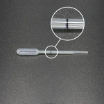 Medical Plastic Blood Transfer Pasteur Pipette 100ul, 75mm length Droppers