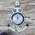 Import Mediterranean Style Boat Anchor Wall Clock Artware Goods Nautical Antique Wooden Clock from China