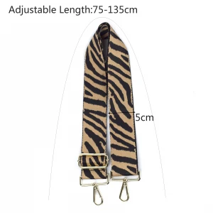 Meetee B-S259 Adjustable Widening Backpack Ribbon Handbag Accessories Color Stripe Long Bag Shoulder Strap