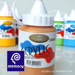 250ml Acrylic Paint in Plastic Bottles for painting clothes and walls