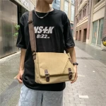 Men Briefcase Crossbody Shoulder Bags Large Male Messenger Bags Boy Canvas Bags