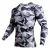 Import Men Sports Gym Workout Running Jogging shirt sublimation short sleeve Rash Guard Camo Compression wears from Pakistan