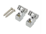 Metal String Retainer Trees Roller Guitar Parts Accessories (a String Retainer + a piece screw) one set