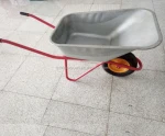 Metal Tray Pneumatic Wheel garden farm tools equipment wheelbarrow