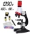 Import Microscope Kit Lab LED 100X-400X-1200X Home School Science Educational Toy Gift Refined Biological Microscope For Kids Child from China