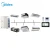 Import Midea Factory Price V6 VRF DC Inverter Outdoor Unit Air Conditioner hotel room from China