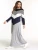 Import Mideast Europe Ladies Wear Women Casual Plus Size  Long Stripe Dresses Loose O Neck Long Sleeve Maxi Dress from China