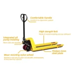 mingfeng hand hydraulic pallet jack truck China manual hand mini forklift prices