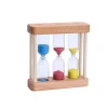 mini colorful wooden hourglass sand timer