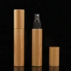 Mini Size 10ml 30ml Bamboo Cover Glass Tube Inner Perfume Bottle Cosmetic Packaging Spray Pump Bottle with Bamboo Cap