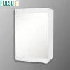 Mini Wall Mounted Plastic Bathroom Mirrored Medicine Cabinet with tooth brush holder