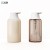 Import 300ml 350ml 400ml 450ml 500ml top selling refillable cosmetic pet plastic body wash shower gel pump bottle package from China