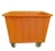 Mobile bins durable plastic food storage container carts on wheels