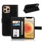 Mobile Case For iPhone 11 12 13 PRO MAX Mini Wallet Card Holders Cover For iPhone 16 Plus Flip Magnetic Leather Phone Cases