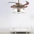 Import Modern 42 Inch Retractable Remote Control 220V led Ceiling Fan With Light from China