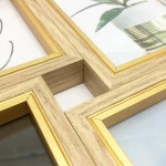Modern Design Home Decor Collage Wooden Wall Hanging Picture Photo Frame Set