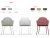 Import Modern Fabric Cushion PP Plastic Seat Waiting Meeting Office Chair from China
