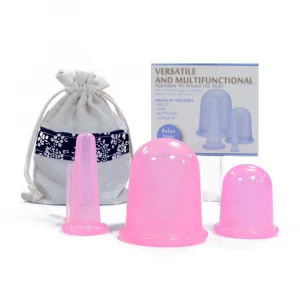 Moisture Traditional Chinese Medicine Device Therapy Cellulite Cups Set Silicone Cupping