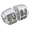 Motorcycle Chrome Switch Housings Handlebar Controls Fit For Harley XL Dyna Softail Breakout Fat Bob Boy Low Rider Models