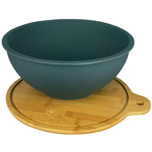 Multi-purpose can be used as a cup cover can be used as a bowl pad more functional bamboo bowl cover bowl pad