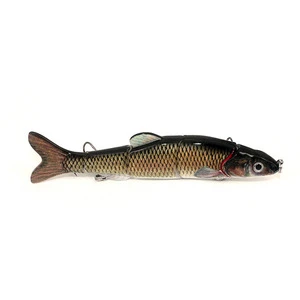 Multi-section bionic plastic fishing lures simulation bait 165mm 38g hook fishing lure lures