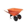 Multifunction construction wheelbarrow for plastic tray