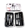 Multifunction portable luxurious case manicure and pedicure set of 10pcs kit nail tools