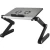 Import Multifunctional Aluminum Laptop Stand for Bed and Sofa,  Laptop Stand Desk 2 CPU Cooling Fans and Mouse Pad from China