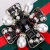 Import multilayers canvas bow pattern designs beaded brooch from China
