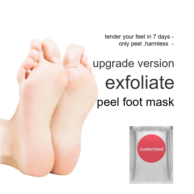 Natural Extract Foot Peel Mask Peeling Away Calluses Repair Rough And Dead Skin Cells Exfoliating Foot Mask At Low Price