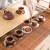 Import 100% Natural Kitchen Round Tea Cup coaster Pine wood resin Drink Coaster wood resin coaster with holder set from China