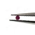 Import natural small particles small size 1.7mm  dark color natural ruby diamond cut loose gemstone price from China