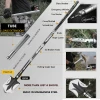 NaZhaoSen Utility-H Survival Collapsible Camping Shovel,Best Multitool,Stainless Steel,Aircraft Aluminum Alloys Handle