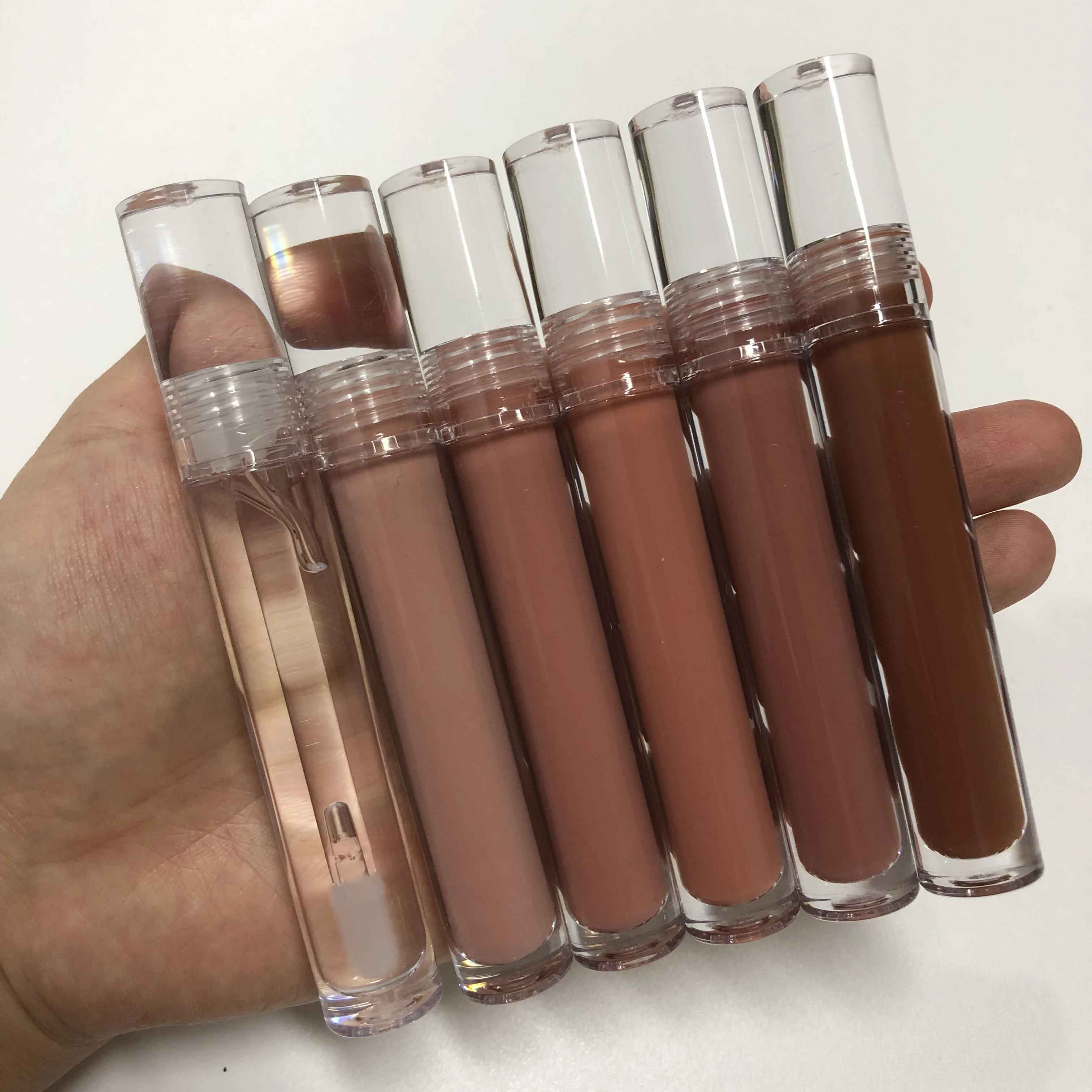 New 29 color makeup vegan liquid lipstick vendor custom lip gloss tube glossy lip gloss