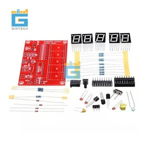 New Arrival 5 digit Display Frequency Meter LED DIY Kits 1Hz-50MHz Crystal Oscillator Tester Frequency Counter Tester Meter