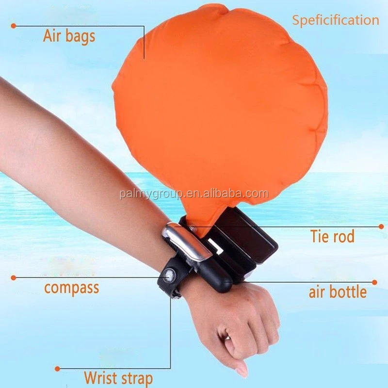New Arrival Lifesaving Wristband Bracelet Lightweight Water Inflatable Float Buoyancy Aid Water Sports Emergency use