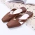 Import New arrivals 2020 Latest Women Flats Shoes PU leather Loafers Candy Color Slip on Flat Shoes Ballet Flats Ladies Shoes from China