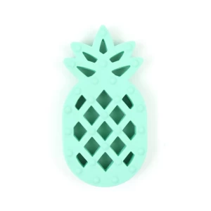New Custom BPA Free Silicone Baby Teether Pineapple fruit gum baby silicone teether accept custom silicone teether