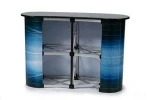 New Design Arc-shaped High Quality foldable promotional table