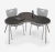 Import New Design Combination Polygon Table Chairs Combo School Furniture Table Chair Set For University School// from China