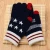 New Design Wool Polyester Acrylic Knitted Touch Screen Lovely Star Winter Gloves