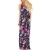 Import New fashion sleeveless floral long ladies dress plus size maxi pocket dress from China