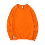 New Promotional full sleeve 100% cotton long sleeve men t shirt fitness apparel clothing factory