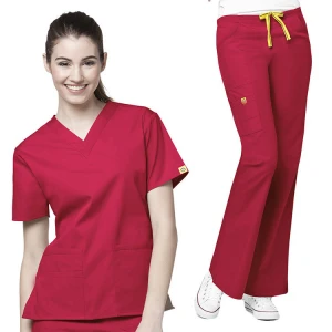 New Style Medical Scrubs Wholesale/nursing uniform Medical Uniform Scrubs cheap/OEM scrub suits tops pants