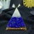 Import New wholesale original crystal resin crafts ornaments Natural lapis lazuli crystal energy orgonite pyramid chakra pyramid from China