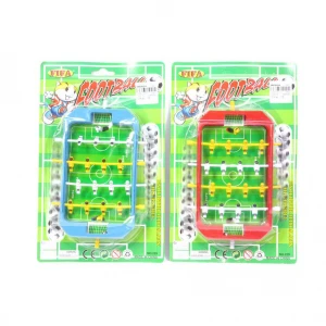 Newest kid plastic sport toy football game 2 colors mini table football EB030224