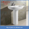 Nice ceramic style pedestal wash basin with low price
