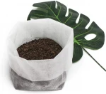 Non-Woven Nursery Bags, Solid Plants Grow Bags 7.8